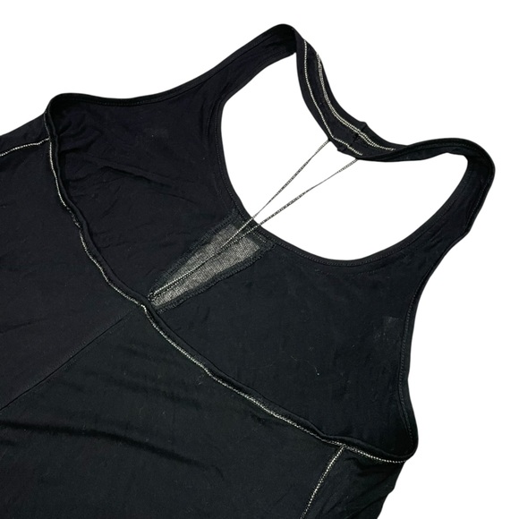 Free People Black Bead Trim Halter Tank Top - Picture 8 of 13